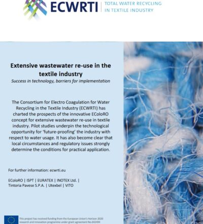 Whitepaper: extensive wastewater re-use in textile industry