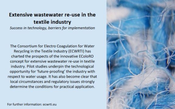Whitepaper: extensive wastewater re-use in textile industry