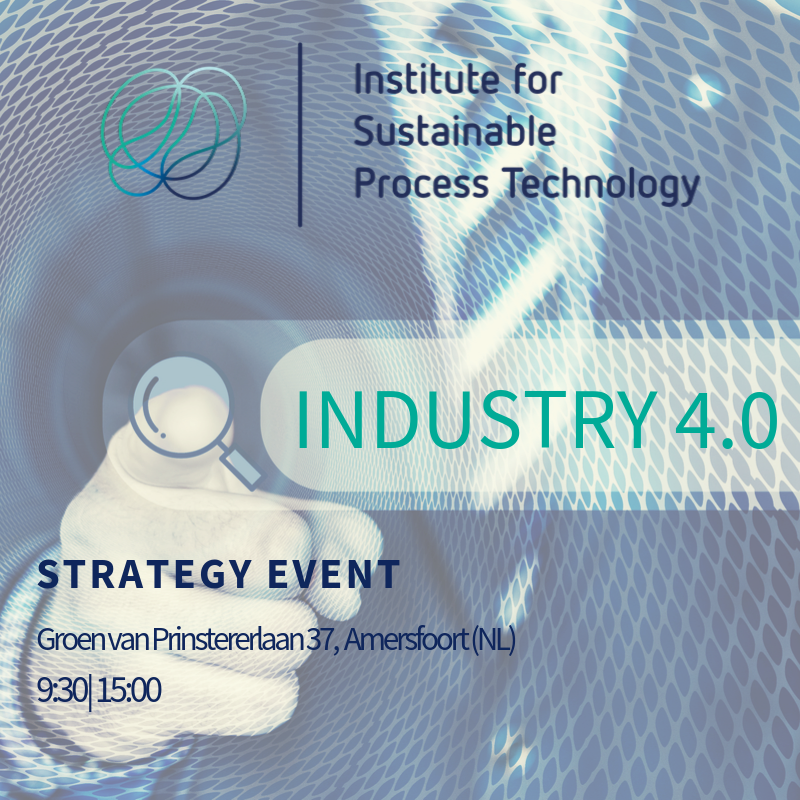 Industry 4.0 Open Strategy Event - Event information with person in the background