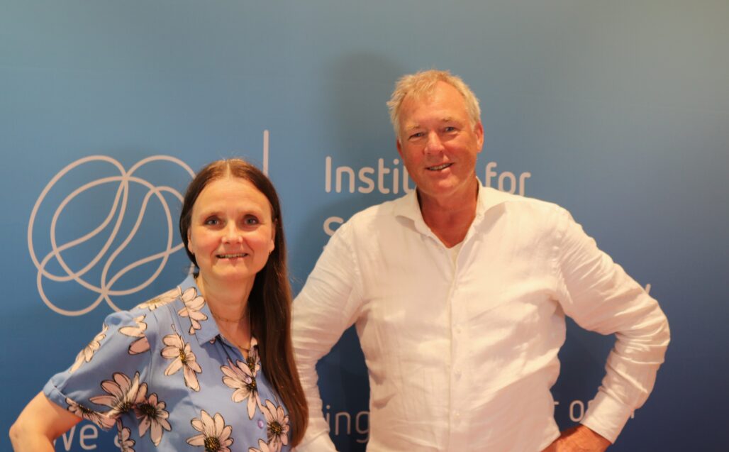 Tjeerd Jongsma en Irene ten Dam van het ISPT