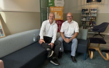 Ronald Korstanje (program director CPI) and Kees Biesheuvel (director ISPT-Brains)