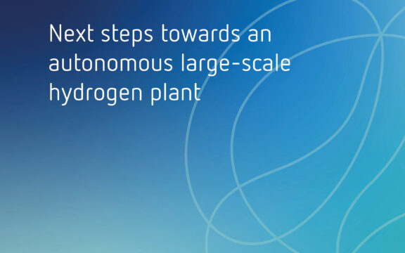Next steps towards an autonomous large-scale hydrogen plant